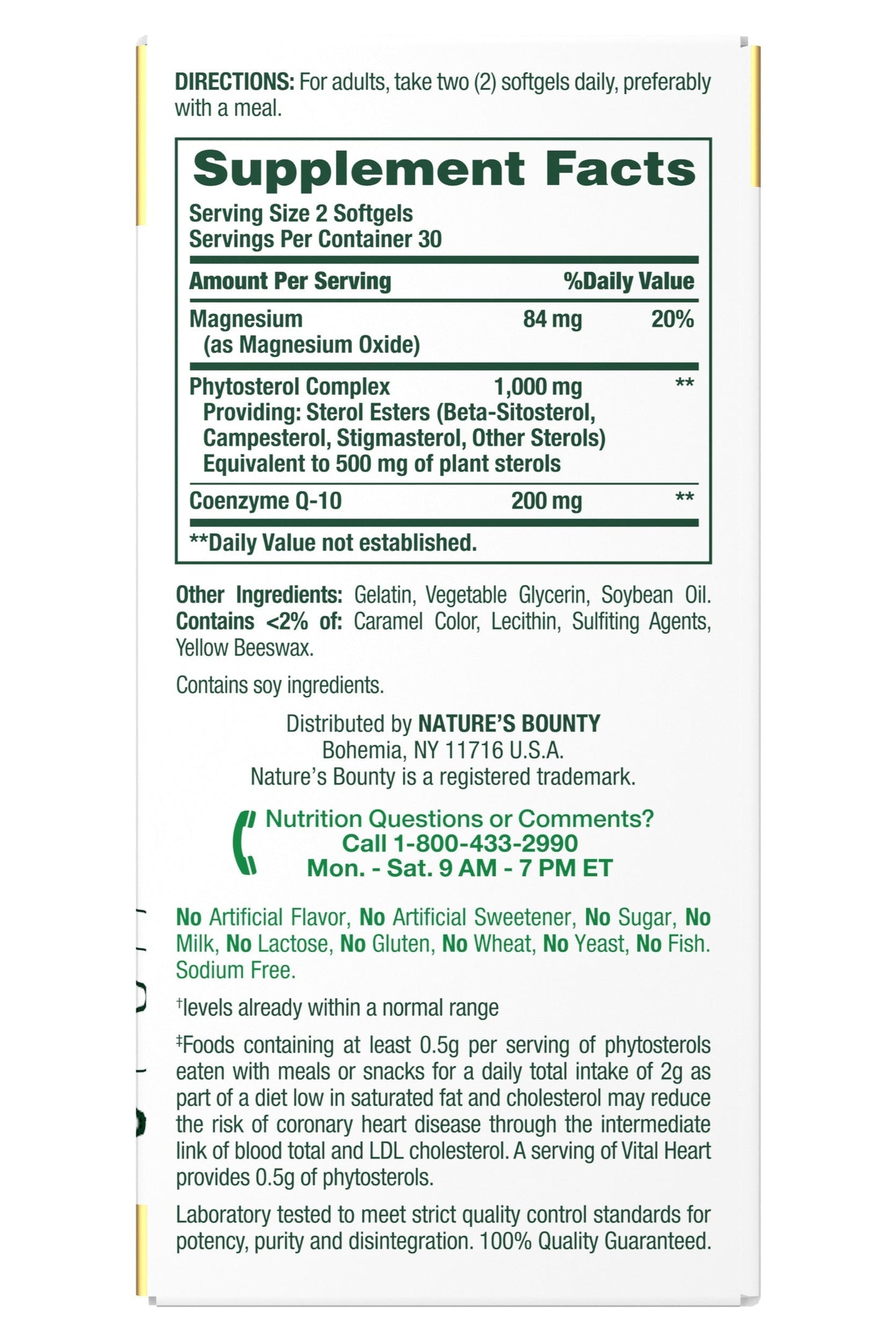 Vital Heart | CoQ10 + Magnesium Supplement