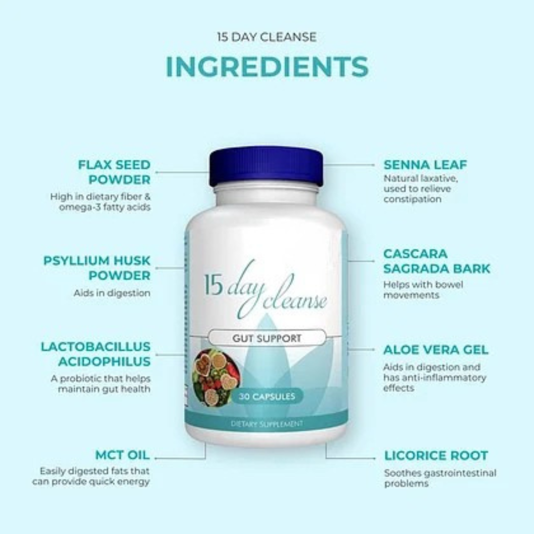 15 Day Cleanse | Digestive Support Supplement