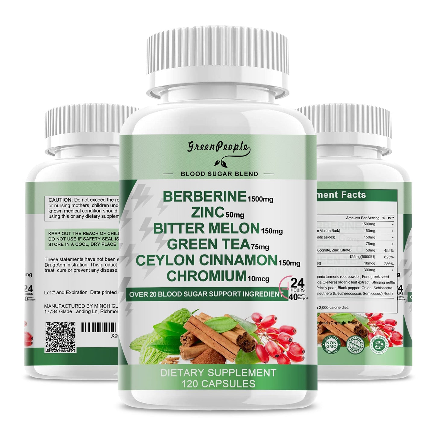 BerbaCore | Berberine Supplement in Capsule Form