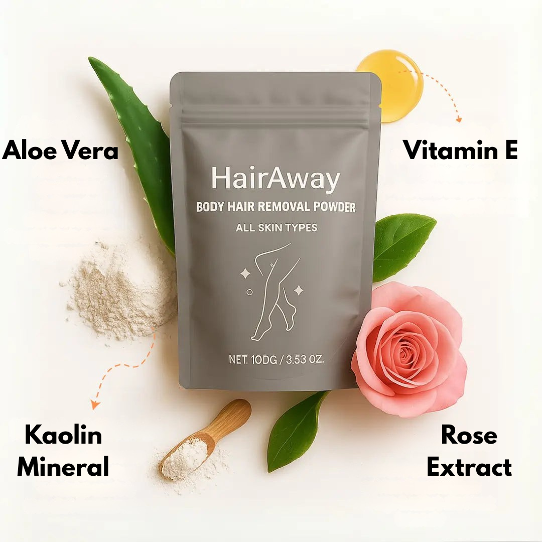 HairAway | Hair Removal Powder for Smooth Body Skin