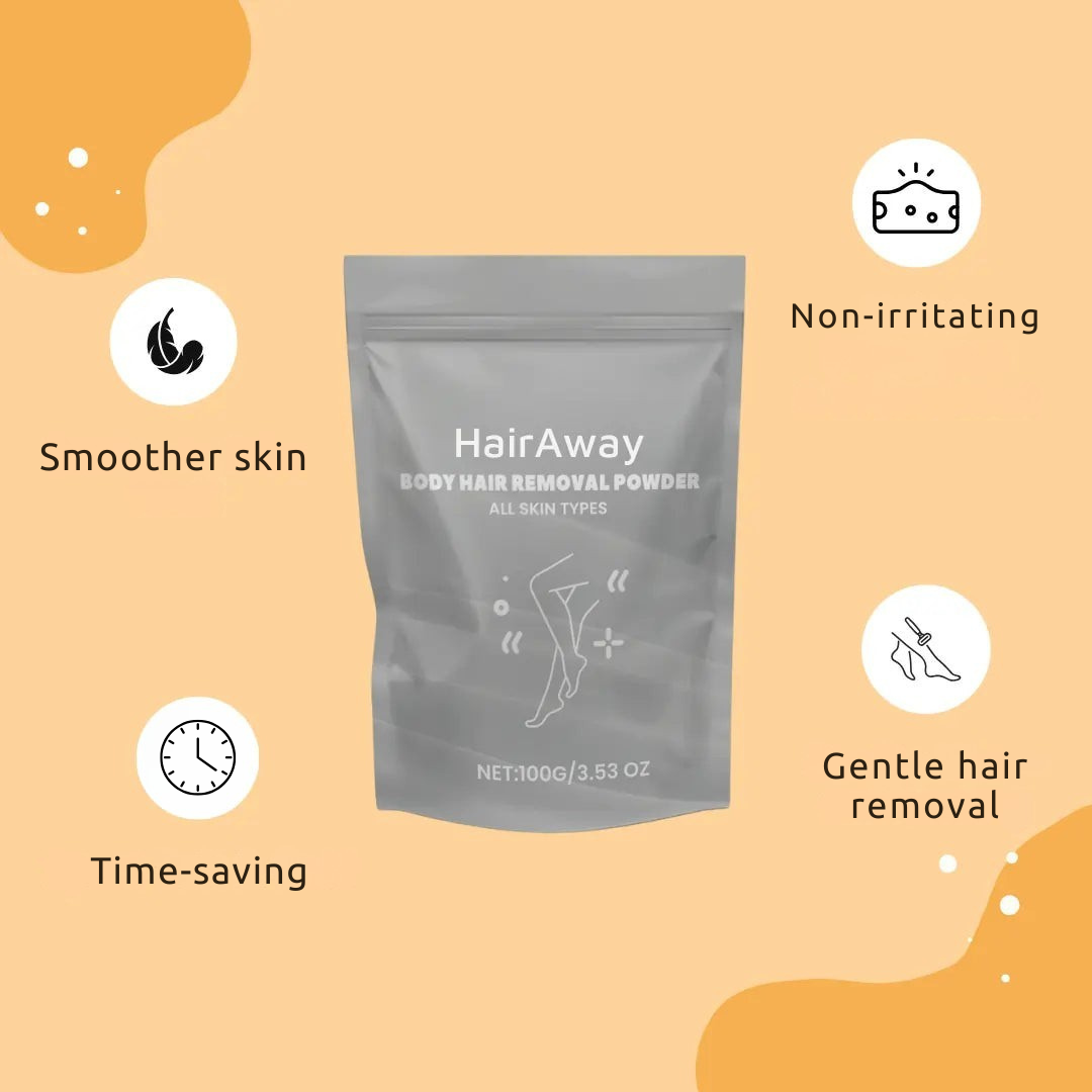 HairAway | Hair Removal Powder for Smooth Body Skin
