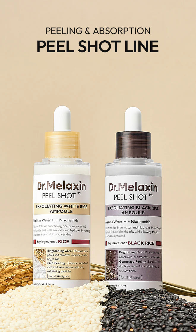 Peel Shot Glow | Rice Exfoliating Facial Ampoule