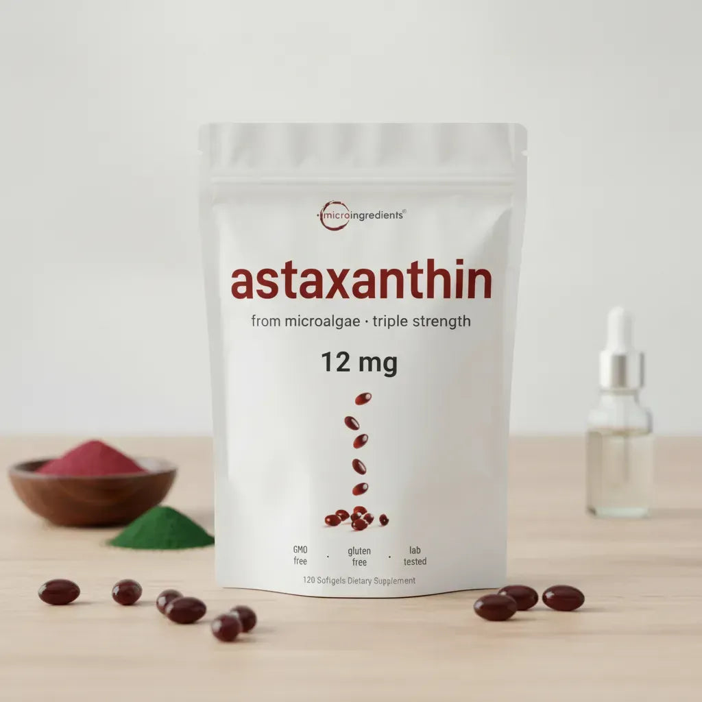 Astaxanthin 12 mg Capsules | Antioxidant Support