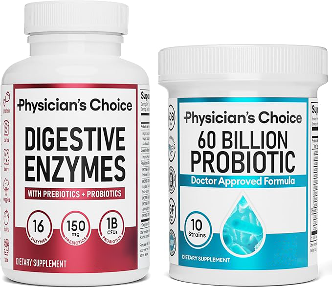DigestBalance | Digestive Pack: Enzymes & Probiotics