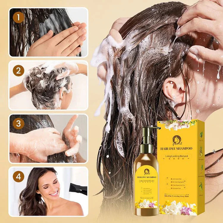 Everglow - Japanese Long Lasting Natural Hair Dye Shampoo