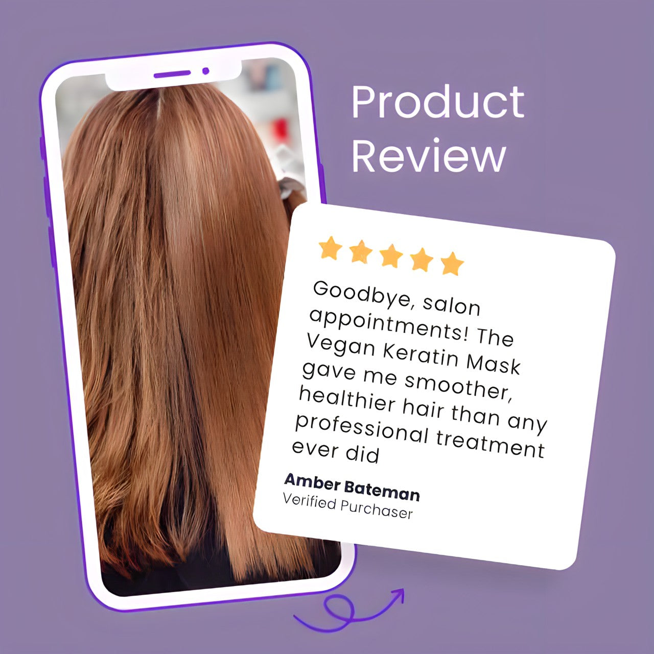 SilkyStrands™ | Vegan Keratin Smooth & Shine Mask