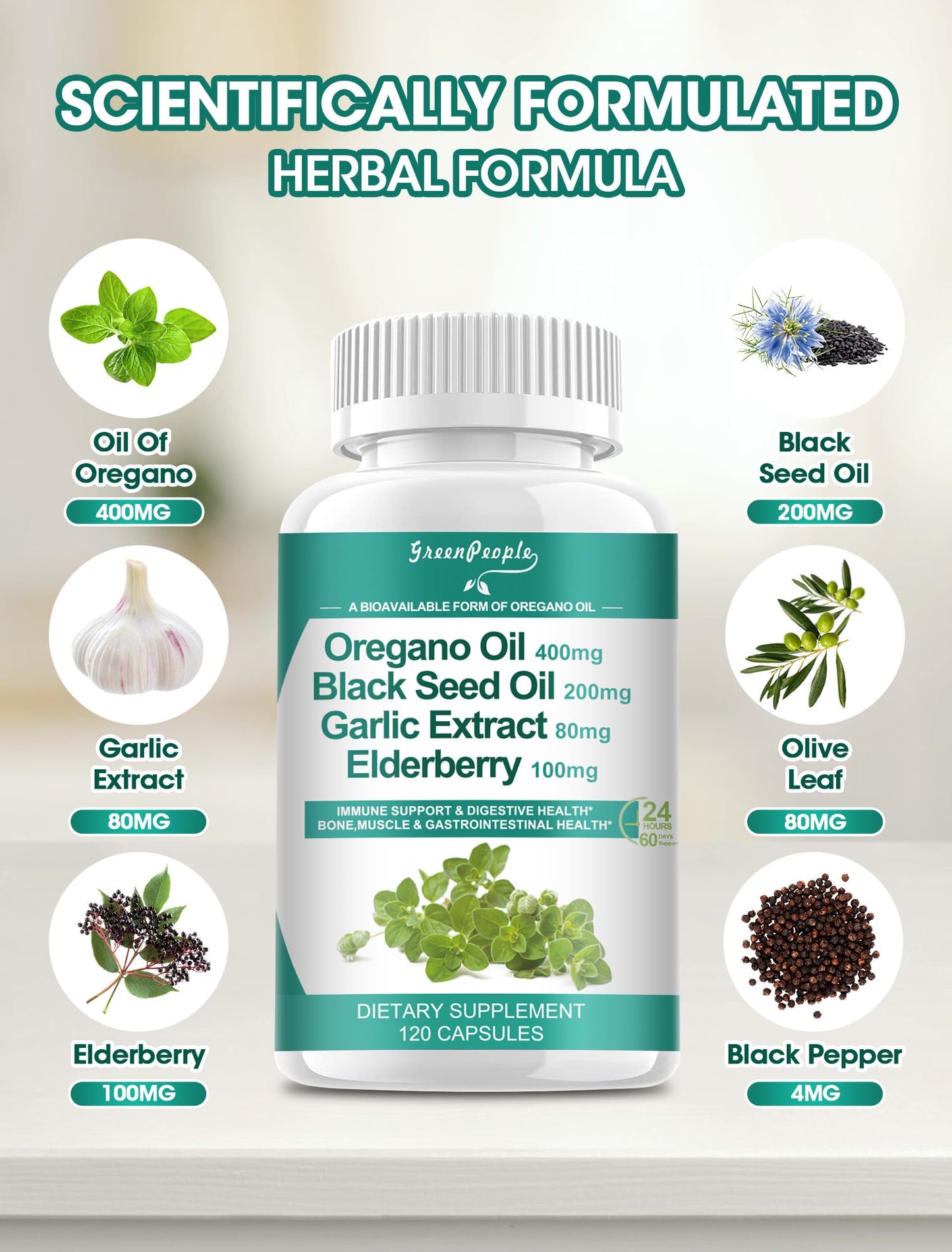 OregoVital | Organic Oregano Oil Immune and Digestive Booster