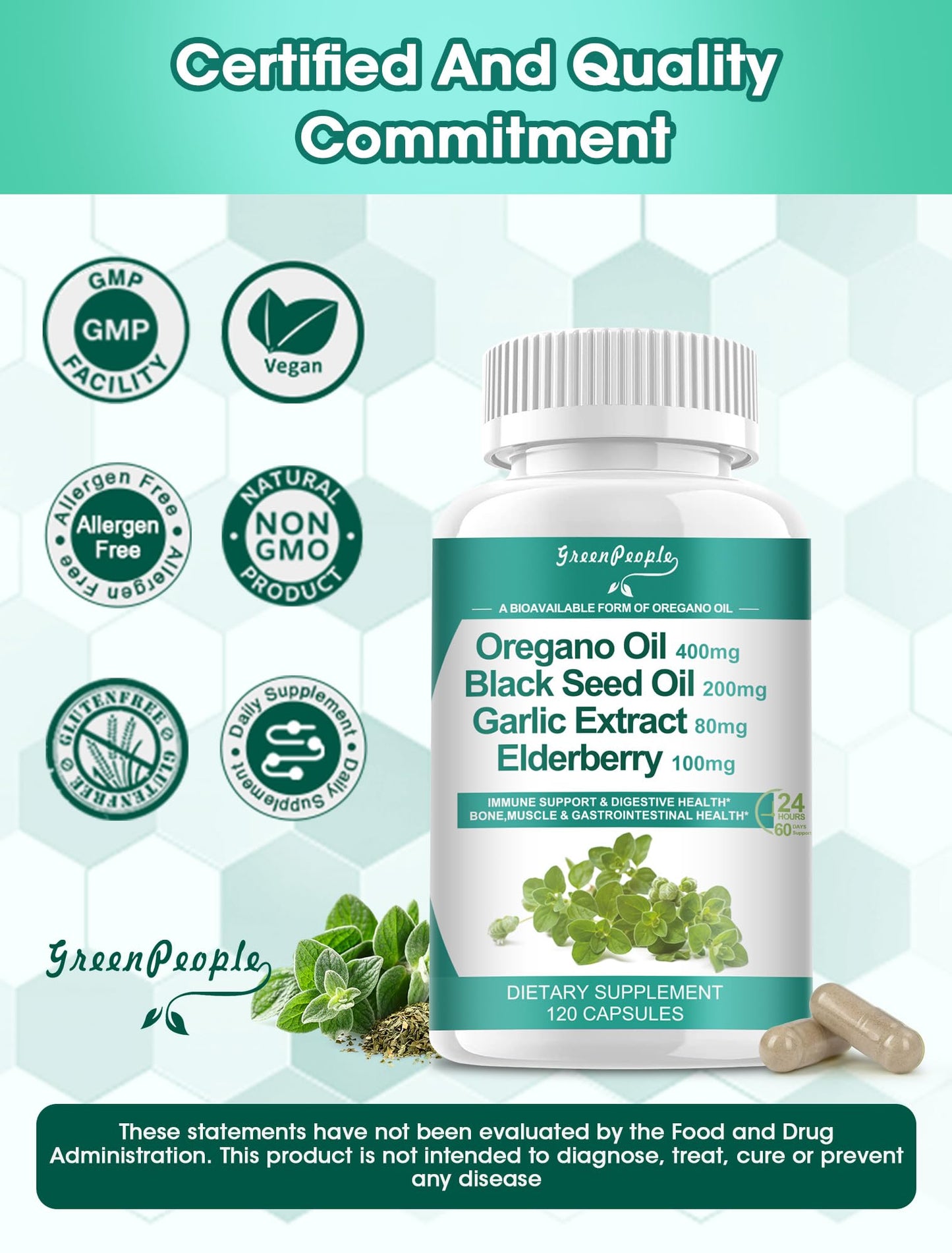 OregoVital | Organic Oregano Oil Immune and Digestive Booster