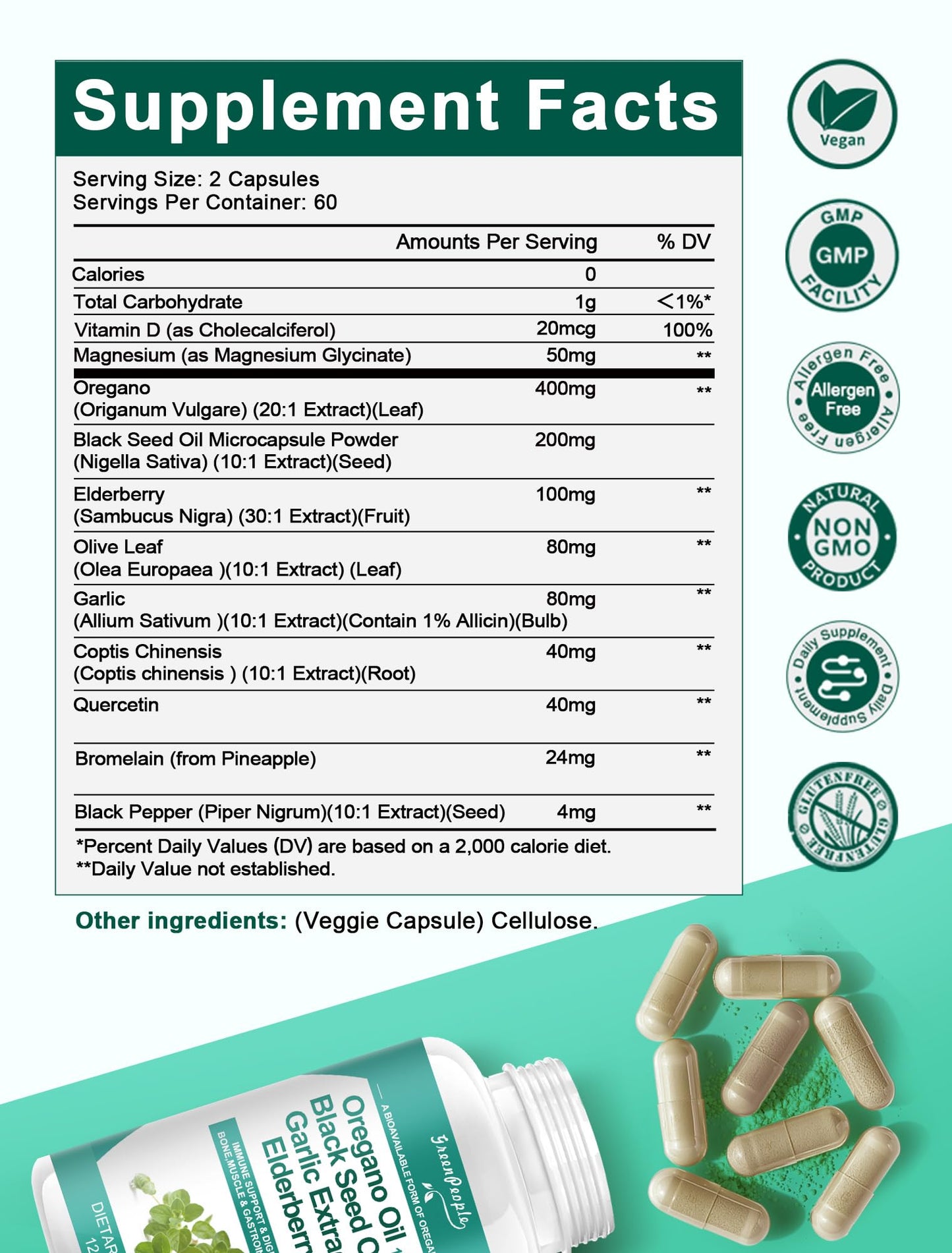 OregoVital | Organic Oregano Oil Immune and Digestive Booster