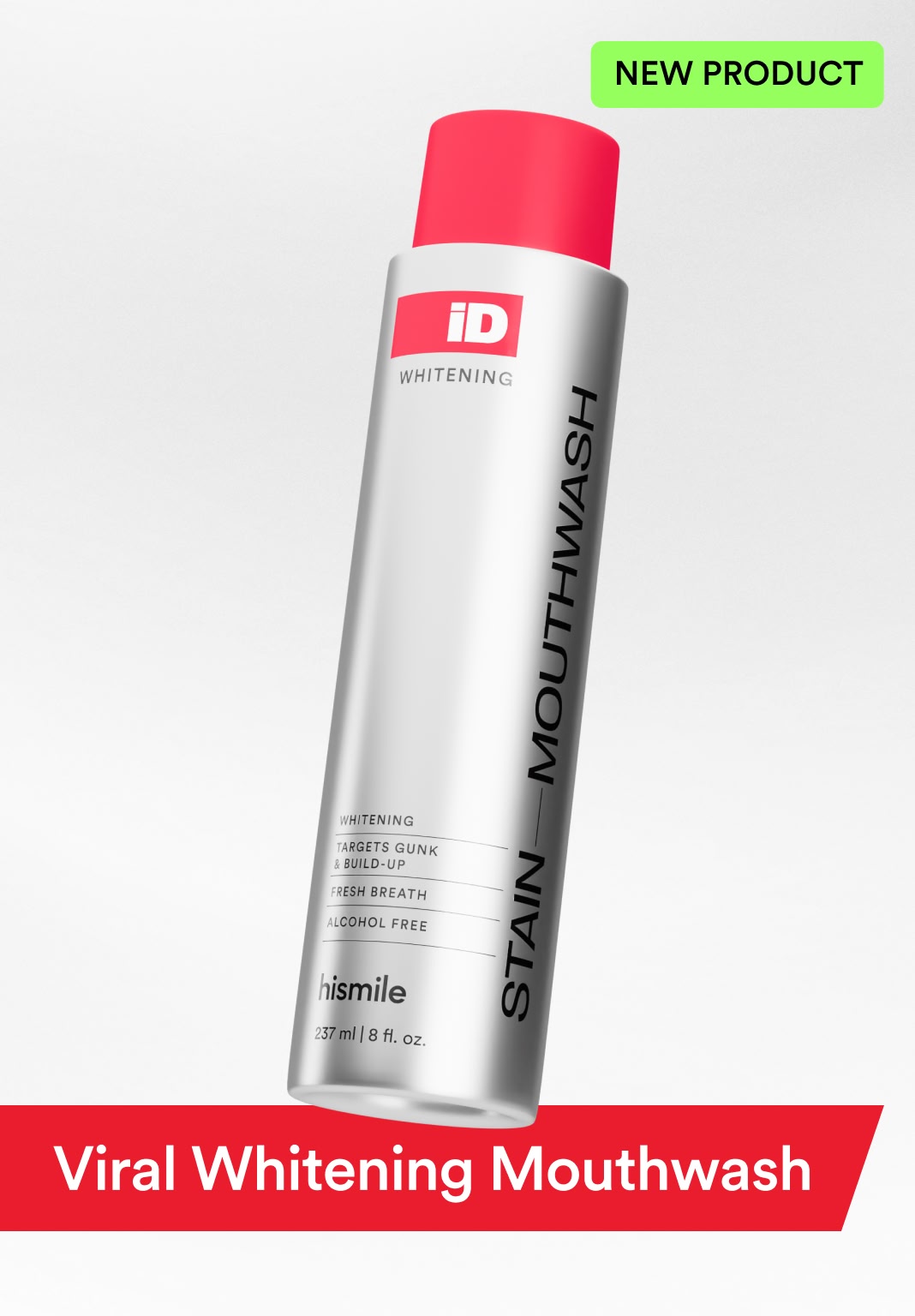 Hismile iD Stain Whitening Mouthwash | A Smarter Way to Refresh and Brighten Your Smile