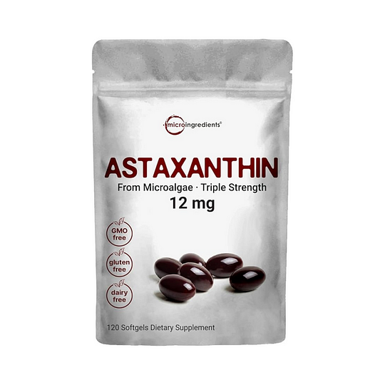 Astaxanthin 12 mg Capsules | Antioxidant Support