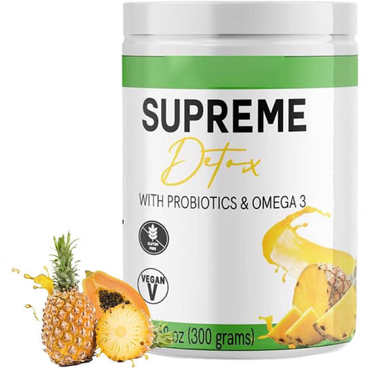 Supreme Detox | Supplement with Natural Fibre Powder in Pineapple Flavour