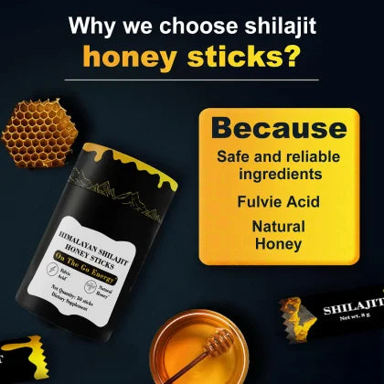 ShilaSticks | Himalayan Shilajit Honey Sticks