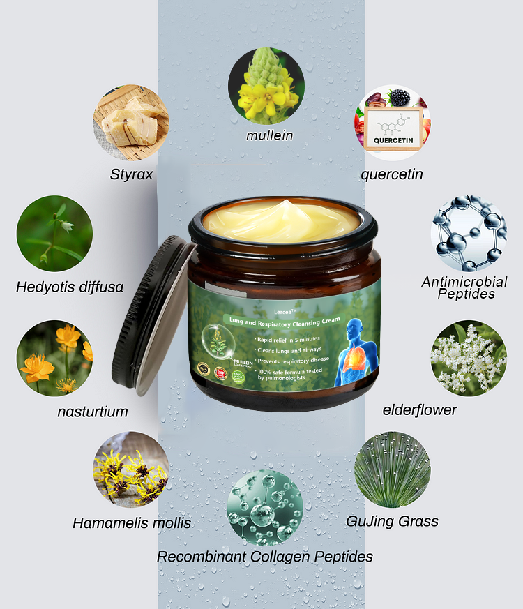 Lercea™ | Mullein Clear Lung Repair Cream