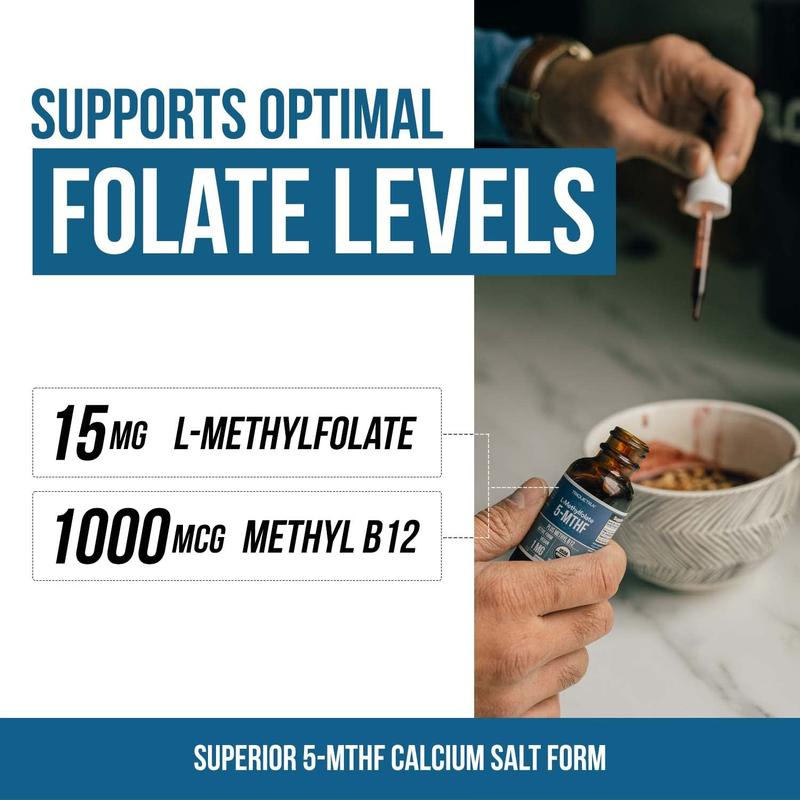 L-Methyl Folate + Methyl B12 | The Drops That Awaken Your Mind and Mood
