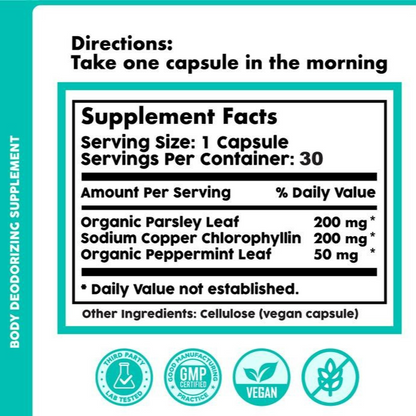 BodyFresh | Full Body Deodorant Supplement