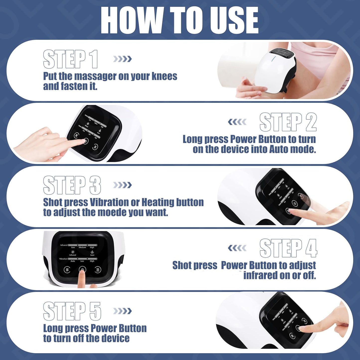 Portable Electric Knee Massager