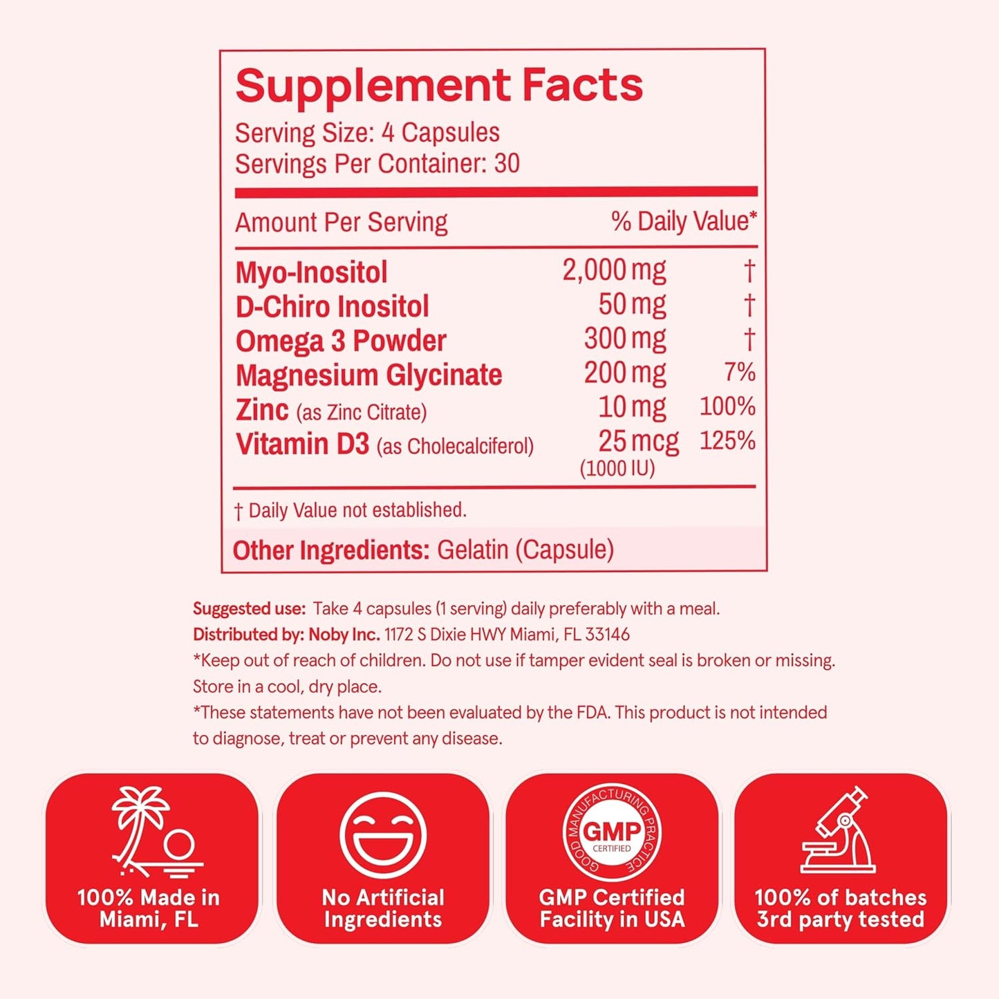 PeachPerfect | Inositol Multivitamin Supplement