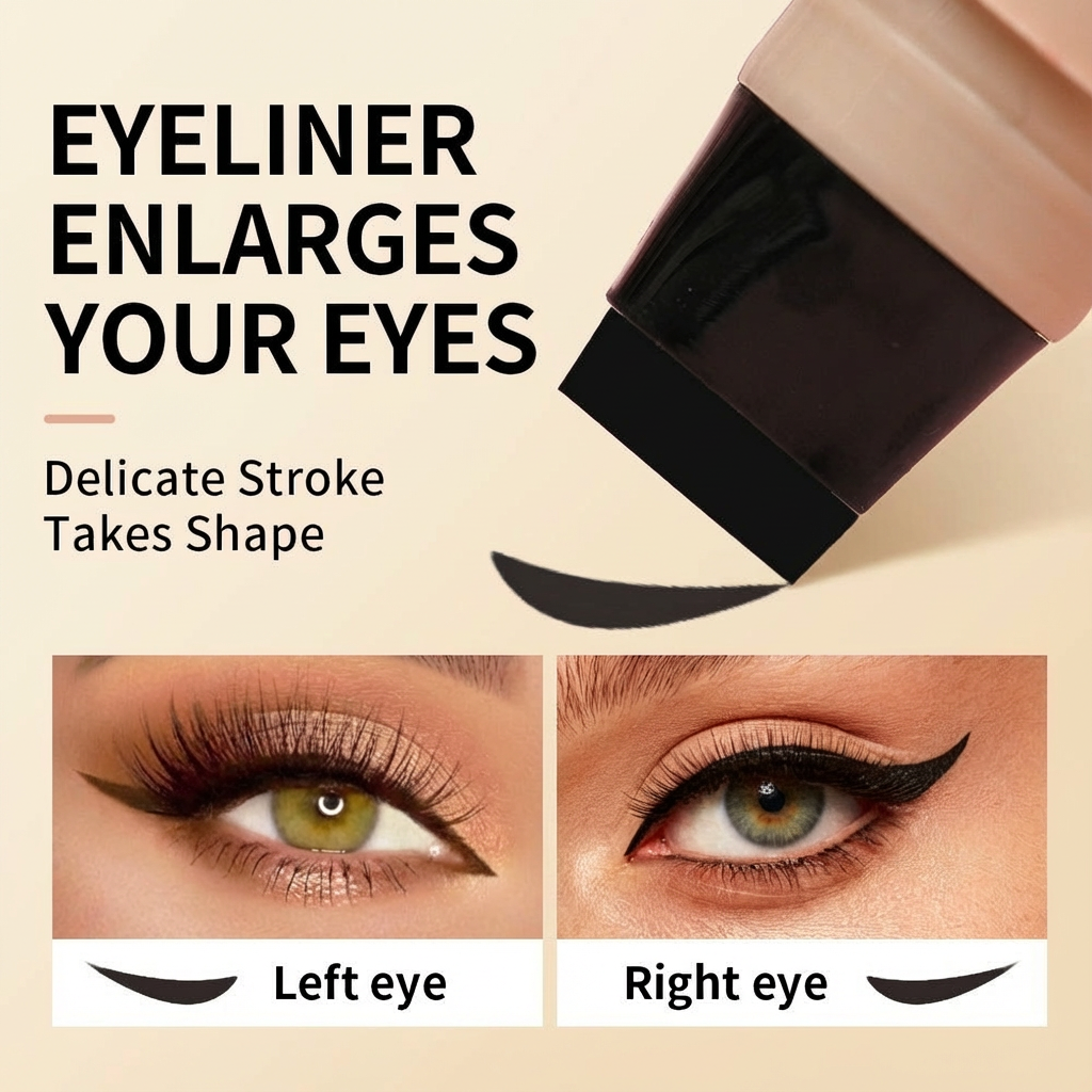 Rotating Dual-Wing Eyeliner | Effortless Winged Looks