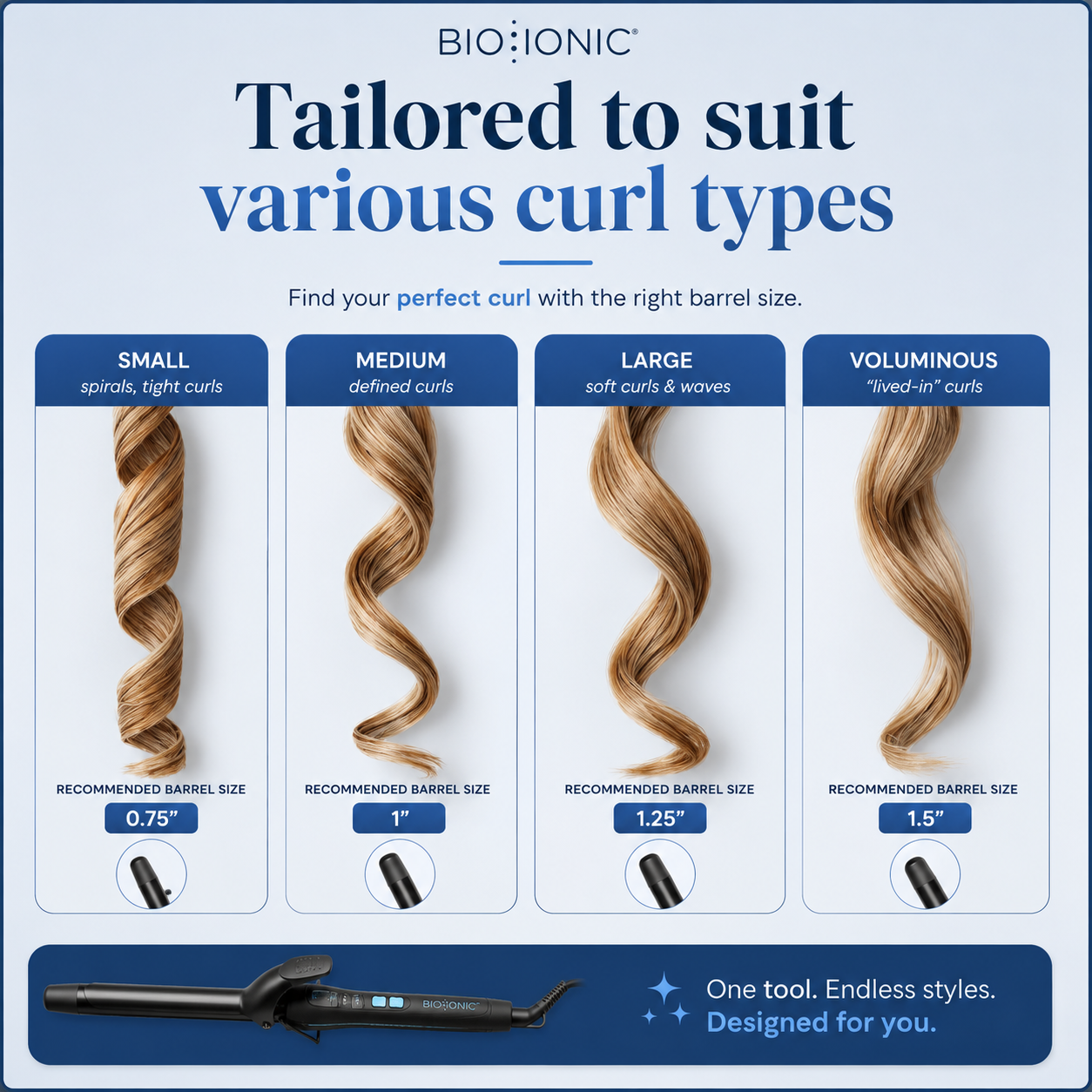 Bio Ionic | Long Barrel Hair Curler