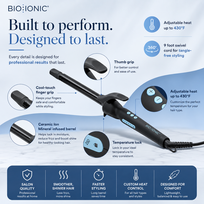 Bio Ionic | Long Barrel Hair Curler