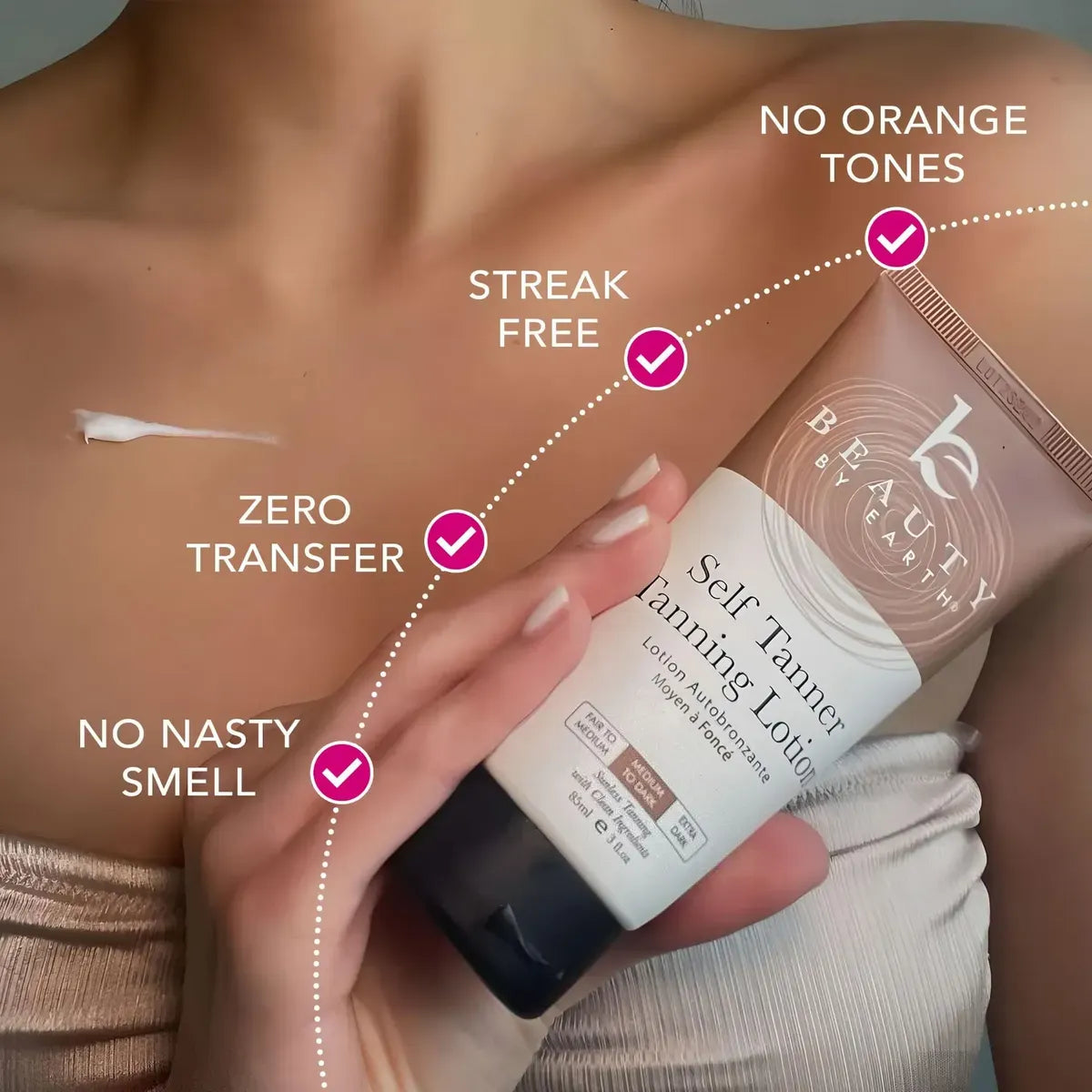 Beauty by Earth Self Tanner | A Natural Tan Without the Sun