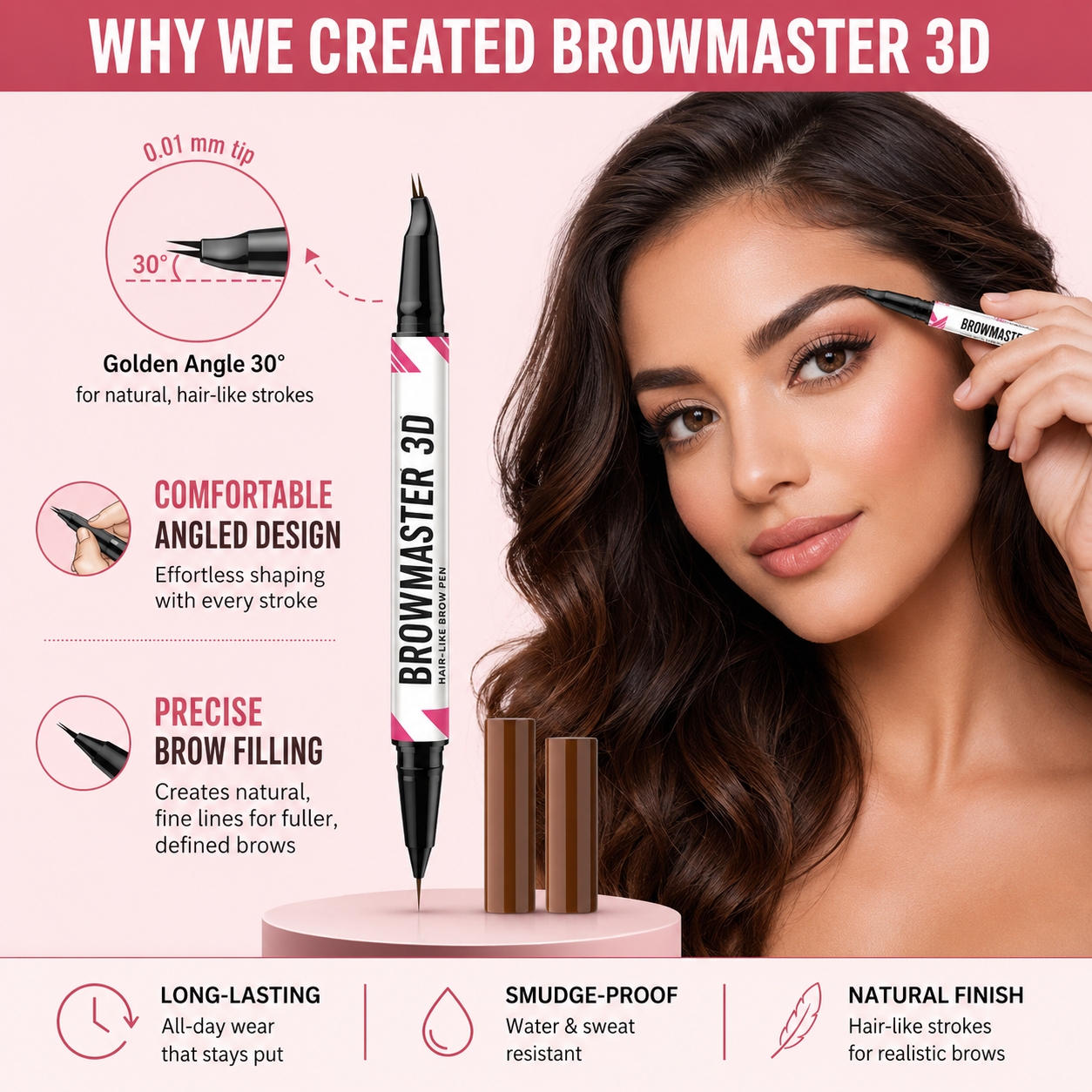 BrowMaster 3D | Dual-Ended Eyebrow Pencil
