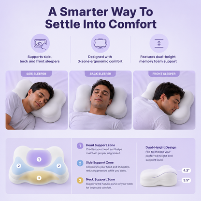 CloudAlign | Ergonomic Sleeping Pillow