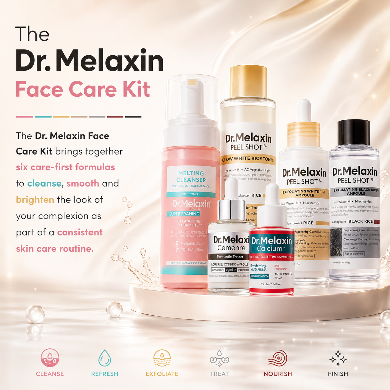 Dr. Melaxin Face Care Kit | Complete Daily Skincare