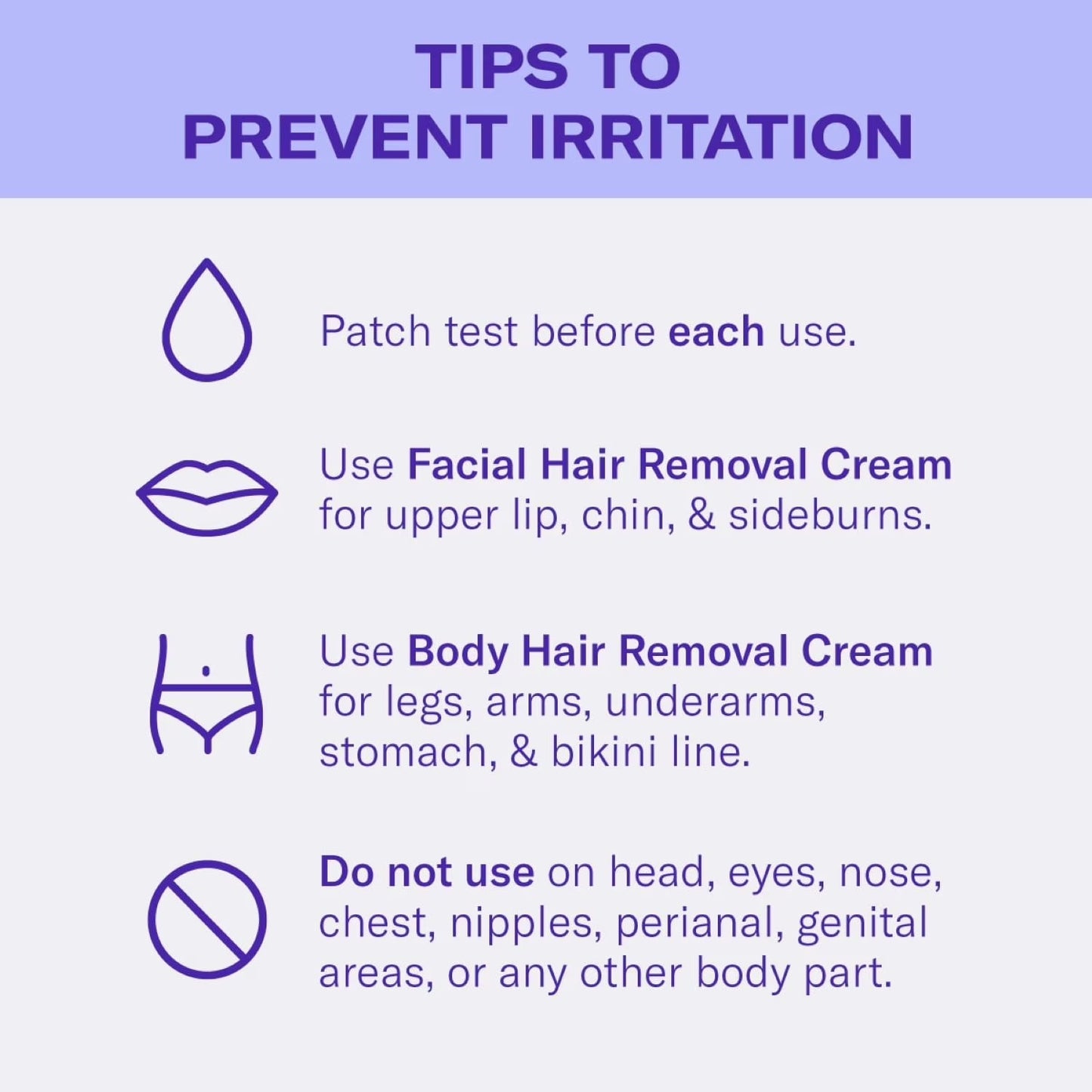 Facial Hair Removal Cream