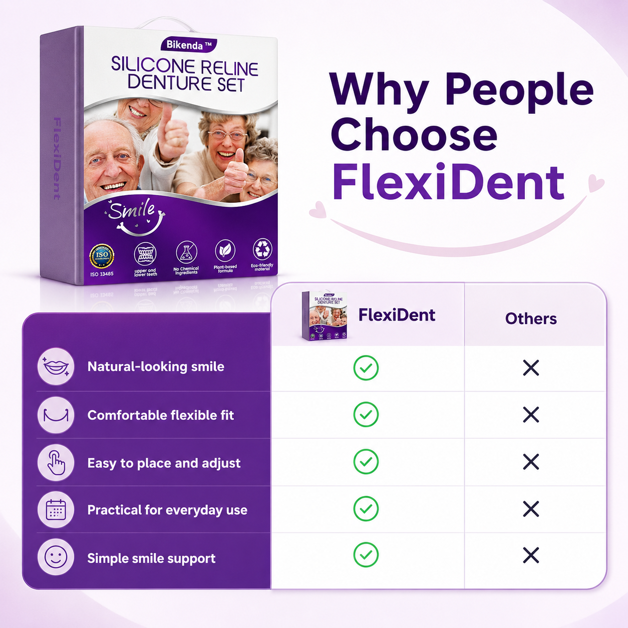 FlexiDent | Silicone denture that fits you