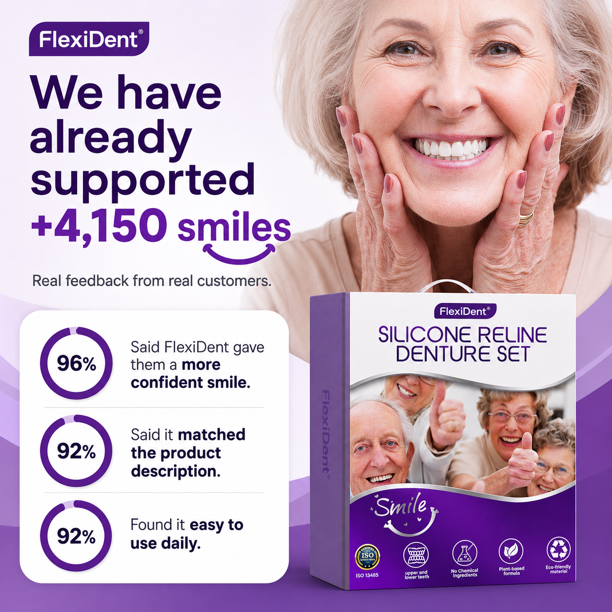 FlexiDent | Silicone denture that fits you