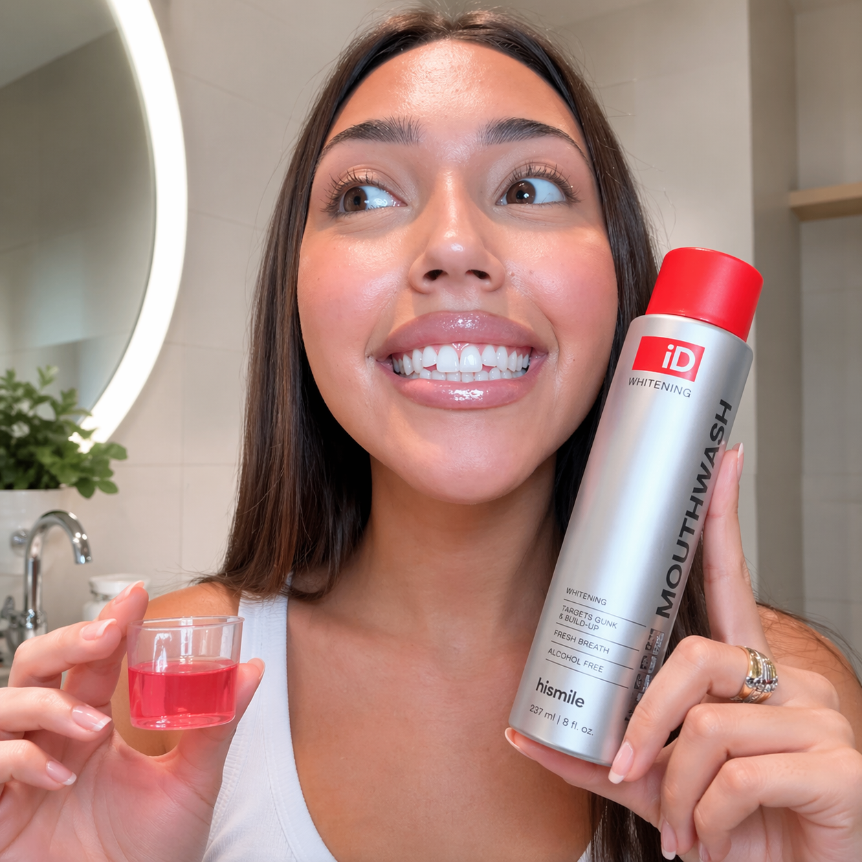 Hismile iD Stain Whitening Mouthwash | A Smarter Way to Refresh and Brighten Your Smile