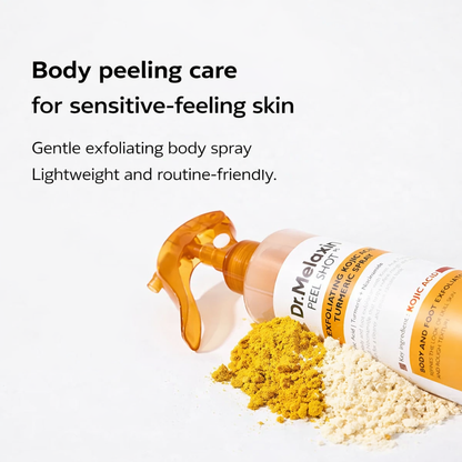 Dr.Melaxin Peel Shot | Exfoliating Kojic Acid Turmeric Spray