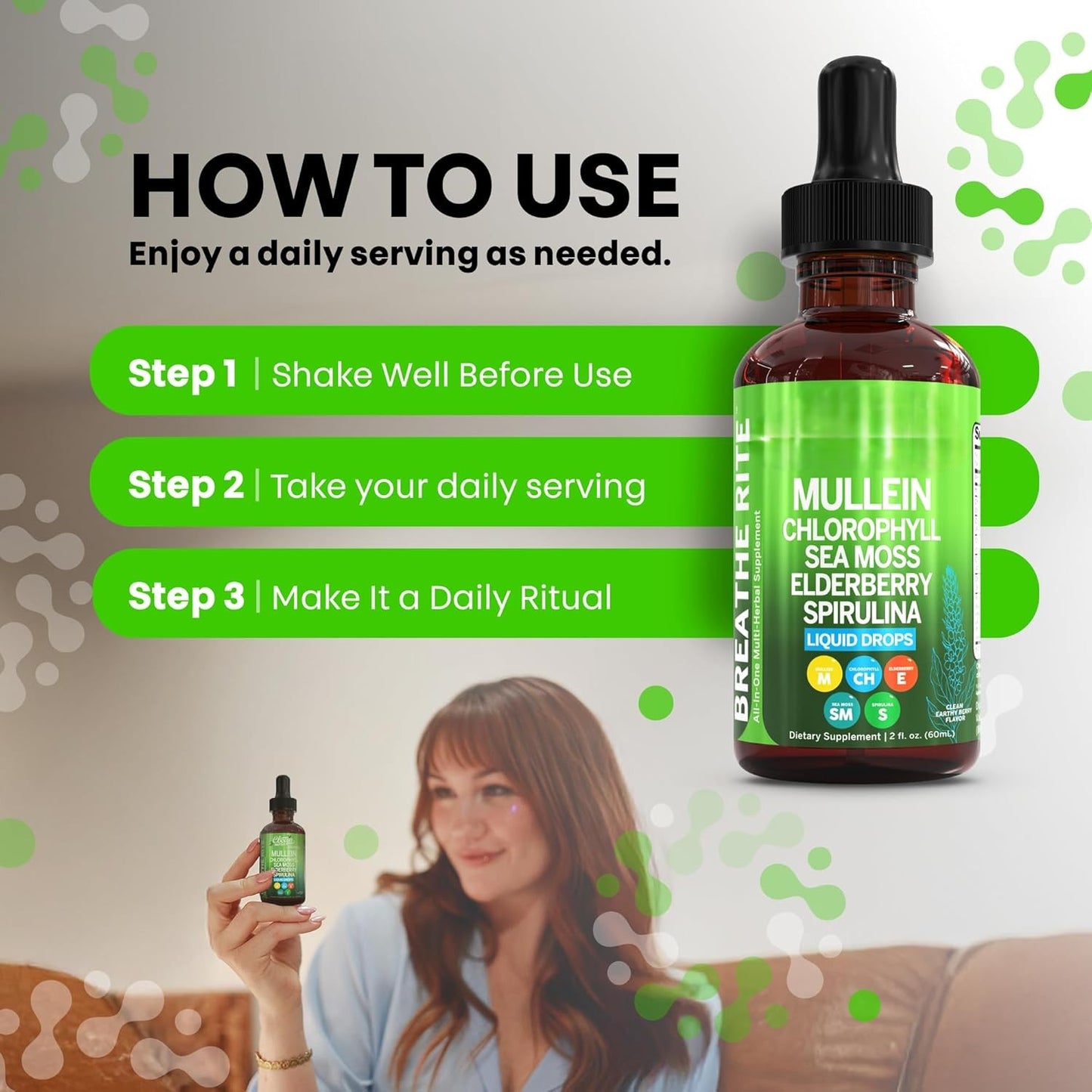 Mullein Drops | Mullein Leaf Extract Drops Supplement