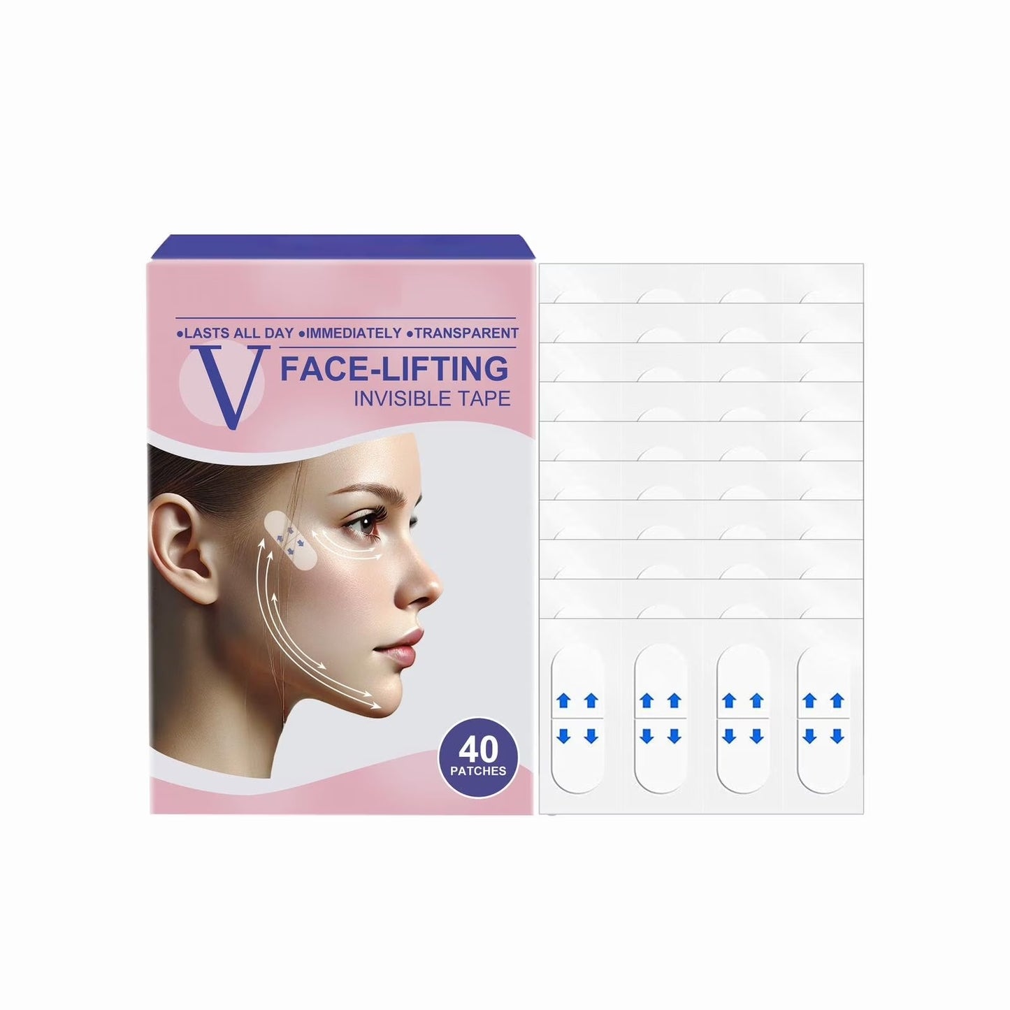 InvisiLift | Invisible Adhesive Tape for Face Lifting