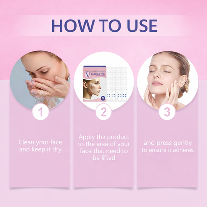 InvisiLift | Invisible Adhesive Tape for Face Lifting
