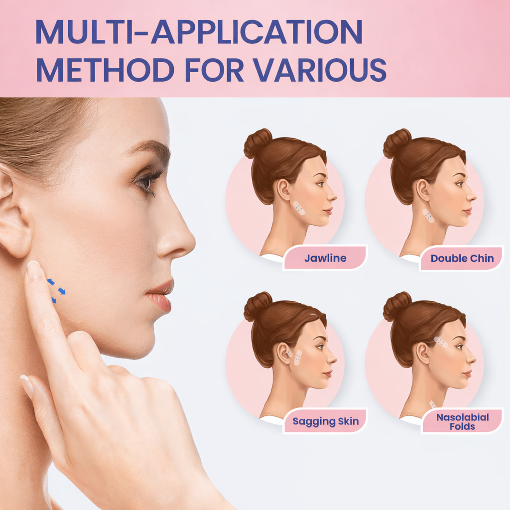 InvisiLift | Invisible Adhesive Tape for Face Lifting
