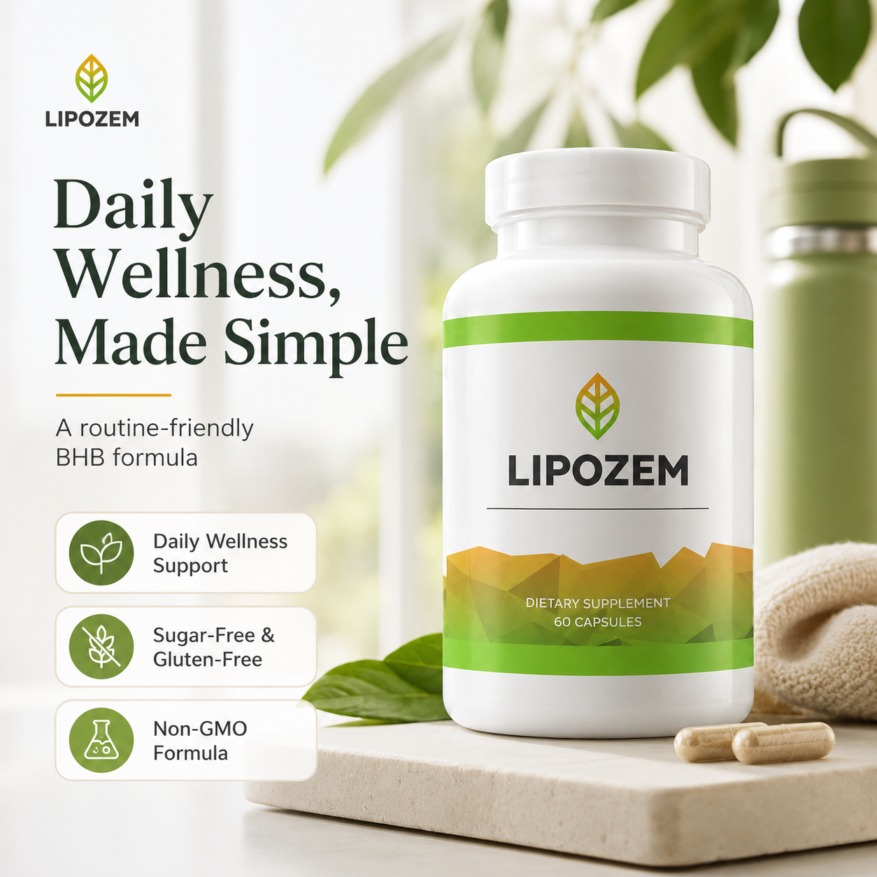 Lipozem | Advanced BHB Formula - Health Care Supplement