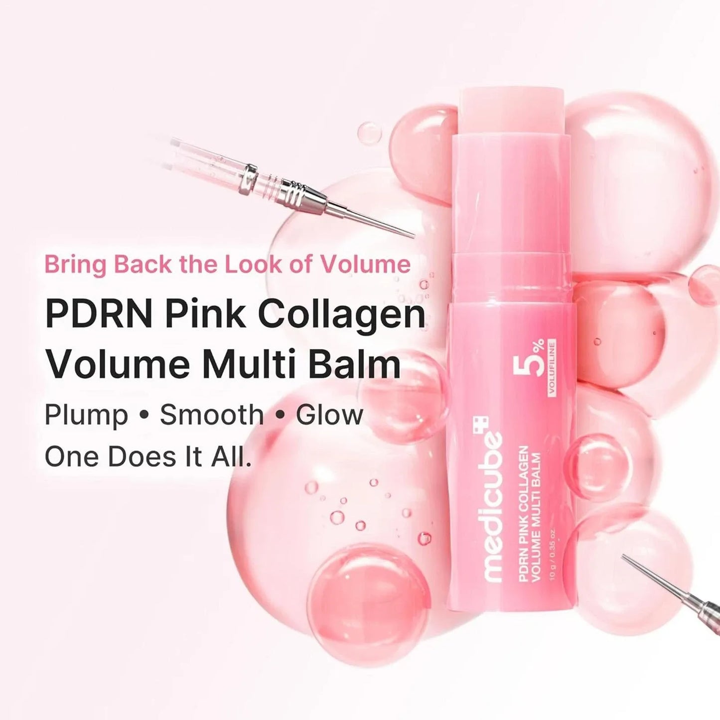 Medicube PDRN Pink Collagen Volume Multi Balm | Smooth, Hydrated Skin with a Plump Glow