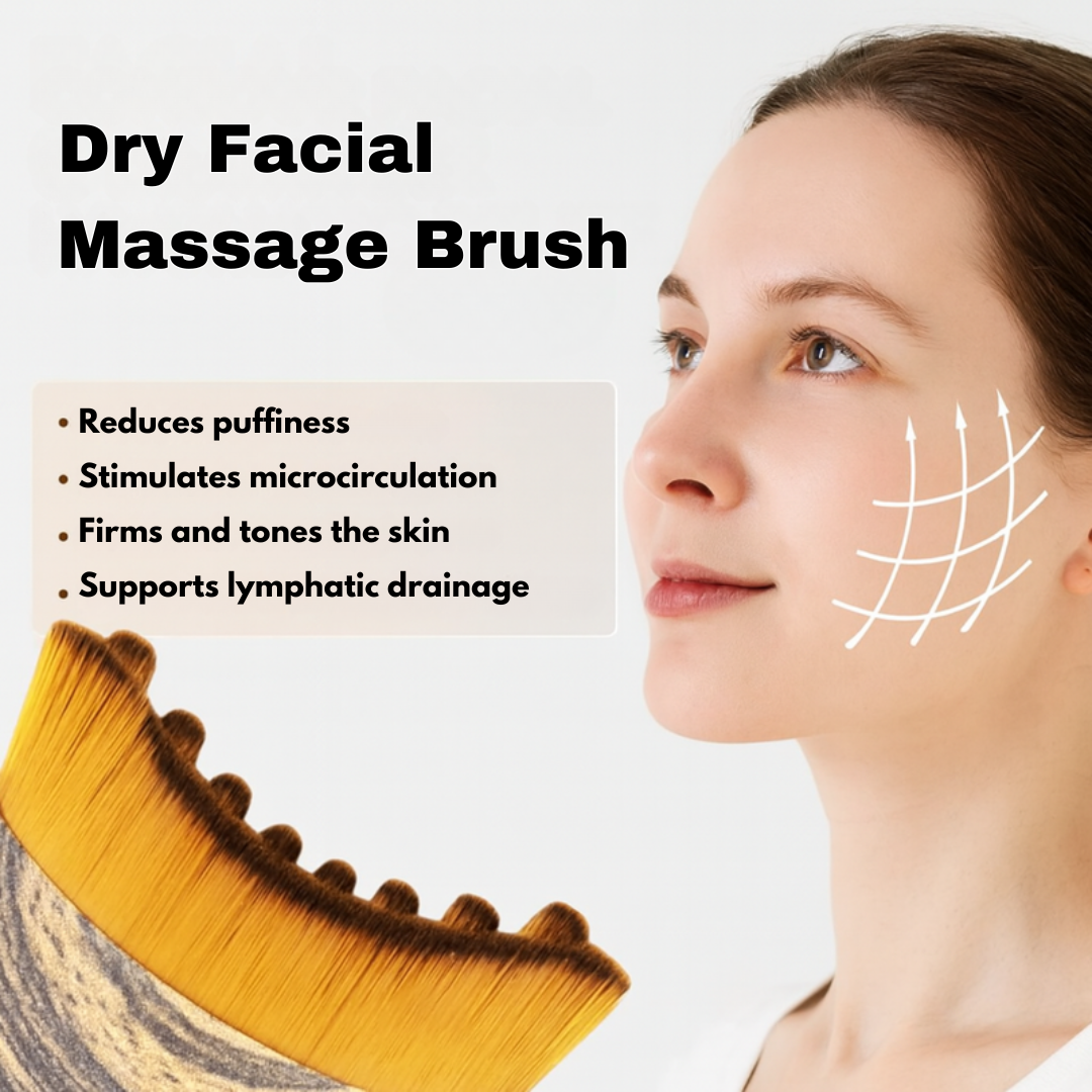 Dry Facial Massage Brush