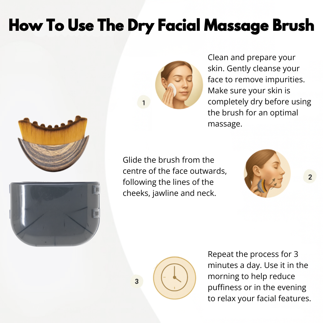 Dry Facial Massage Brush