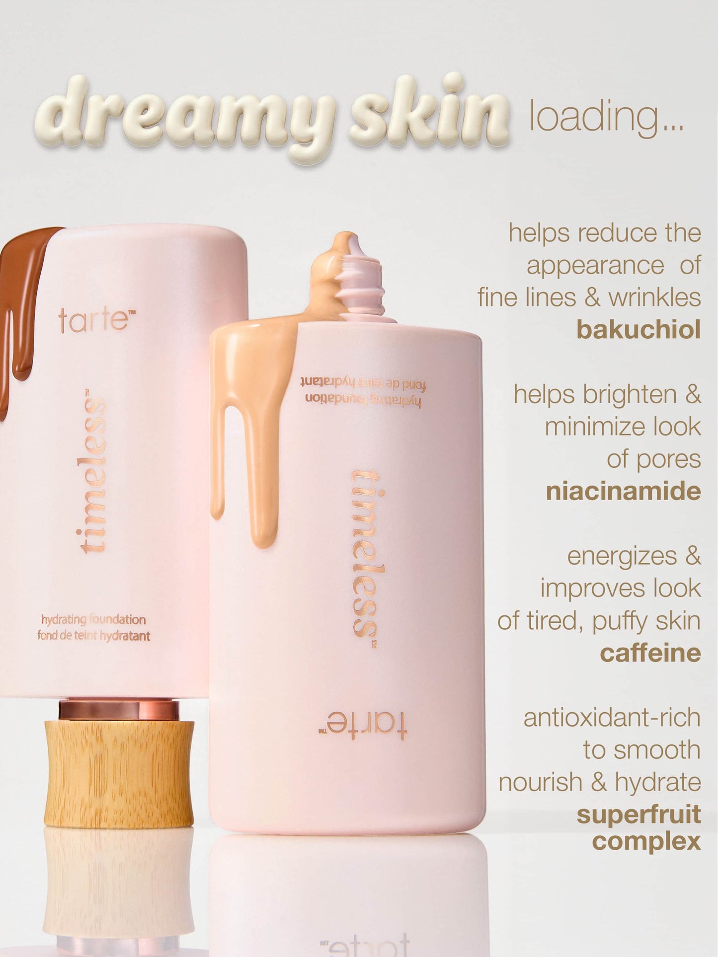 Tarte Timeless Hydrating Foundation & Brush Set — ingredients
