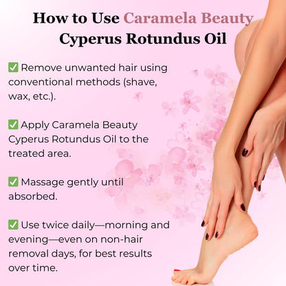 Cyperus Rotundus Oil | Post-Hair Removal Oil