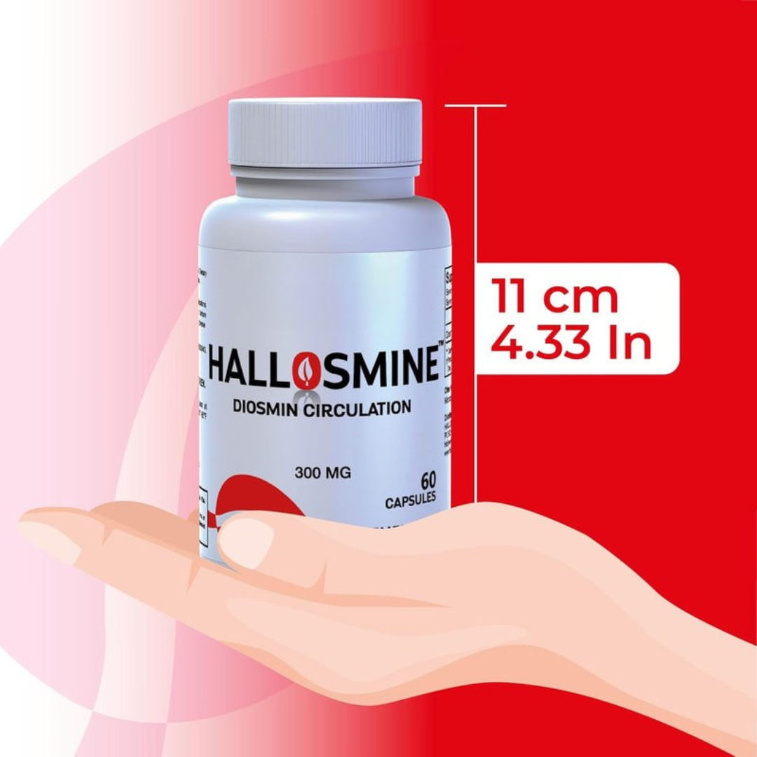 HALLOSMINE | Diosmin Supplement for Circulatory Support