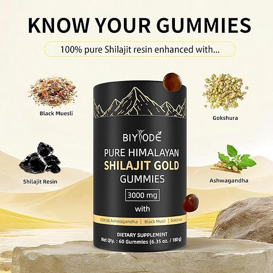 Shilajit Gummies | Pure Himalayan Shilajit Gummies