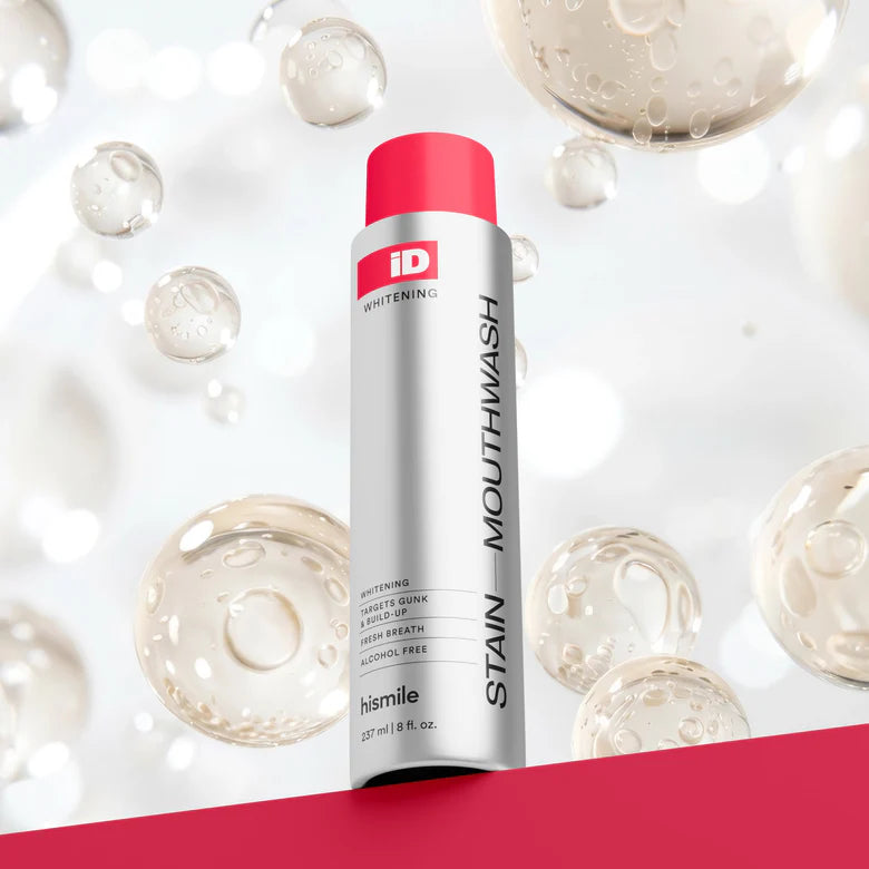 Hismile iD Stain Whitening Mouthwash | A Smarter Way to Refresh and Brighten Your Smile