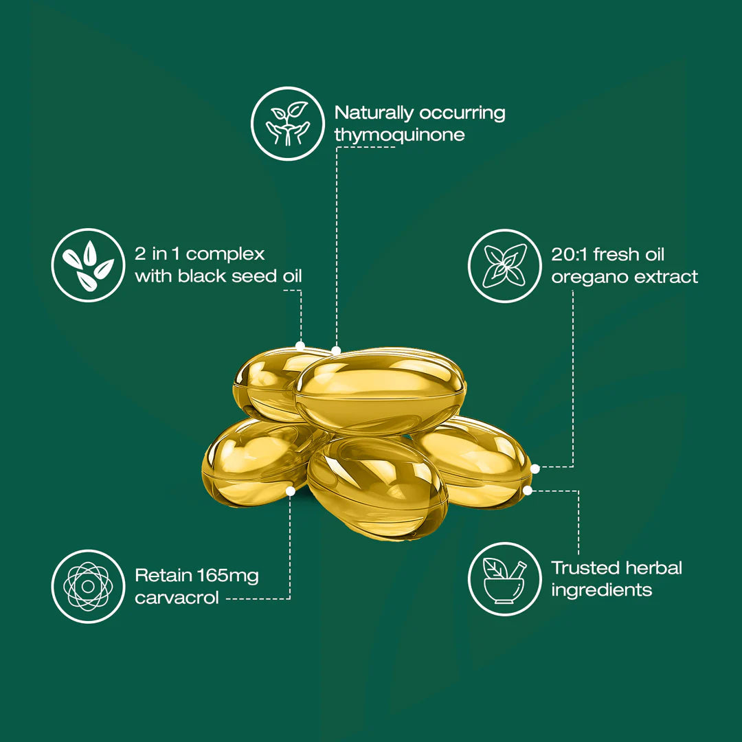 Oregano & Black Cumin Oil Capsules