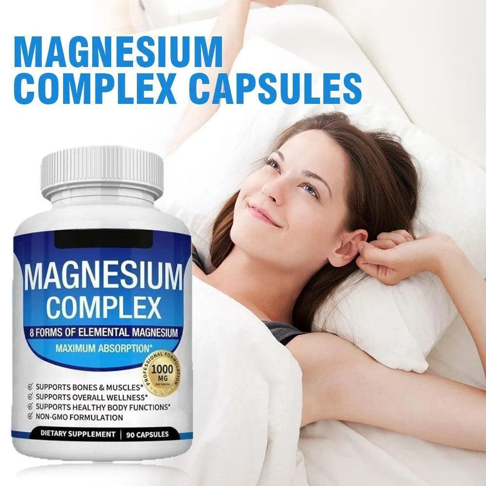 Magnesium Complex | 8 Essential Magnesium Supplements in Capsules
