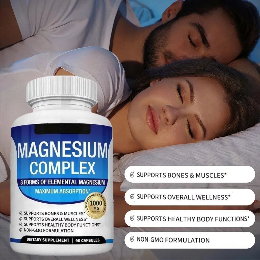 Magnesium Complex | 8 Essential Magnesium Supplements in Capsules